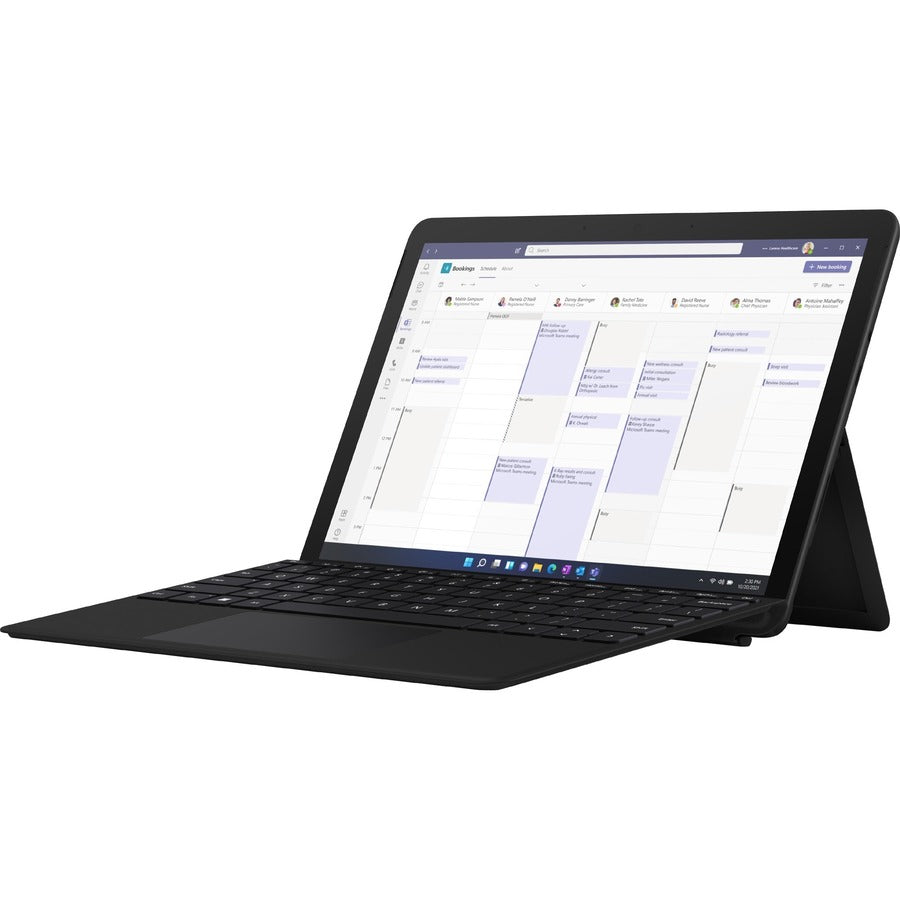 Microsoft Surface Go 3 Tablet - 10.5" - Core i3 10th Gen i3-10100Y Dual-core (2 Core) 1.30 GHz - 8 GB RAM - 256 GB SSD - Windows 11 Pro - 4G - Matte Black 8VJ-00014