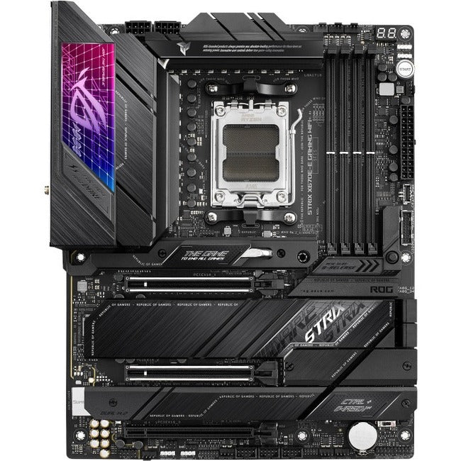 Carte mère de bureau de jeu Asus ROG Strix X670E-E GAMING WIFI - Chipset AMD X670 - Socket AM5 - ATX ROGSTRIXX670E-EGAMINGWIFI