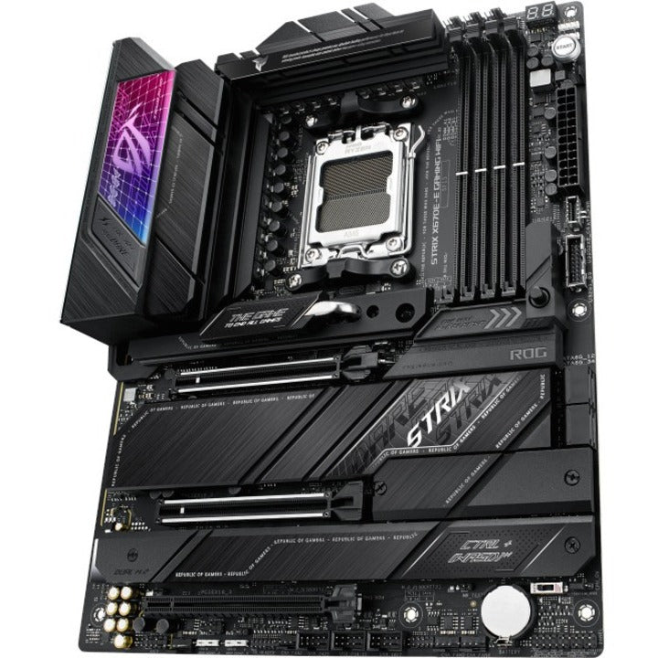 Carte mère de bureau de jeu Asus ROG Strix X670E-E GAMING WIFI - Chipset AMD X670 - Socket AM5 - ATX ROGSTRIXX670E-EGAMINGWIFI