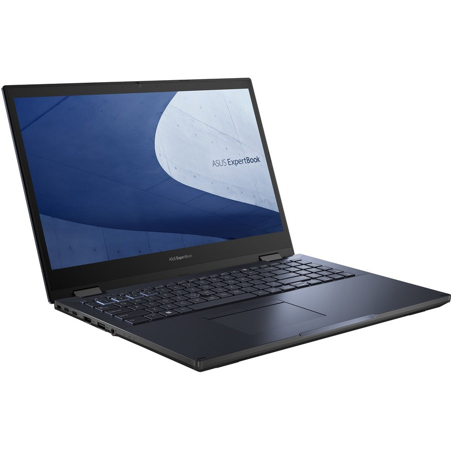Asus ExpertBook B2 Flip B2502F B2502FBA-C53P-CA 15.6" Touchscreen Convertible 2 in 1 Notebook - Full HD - 1920 x 1080 - Intel Core i5 12th Gen i5-1240P Dodeca-core (12 Core) 1.70 GHz - 16 GB Total RAM - 512 GB SSD - Star Black B2502FBA-C53P-CA