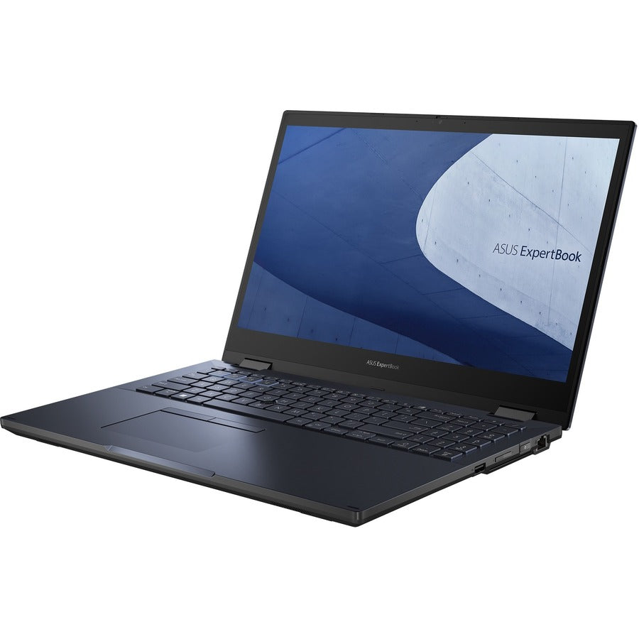 Asus ExpertBook B2 Flip B2502F B2502FBA-C53P-CA 15.6" Touchscreen Convertible 2 in 1 Notebook - Full HD - 1920 x 1080 - Intel Core i5 12th Gen i5-1240P Dodeca-core (12 Core) 1.70 GHz - 16 GB Total RAM - 512 GB SSD - Star Black B2502FBA-C53P-CA