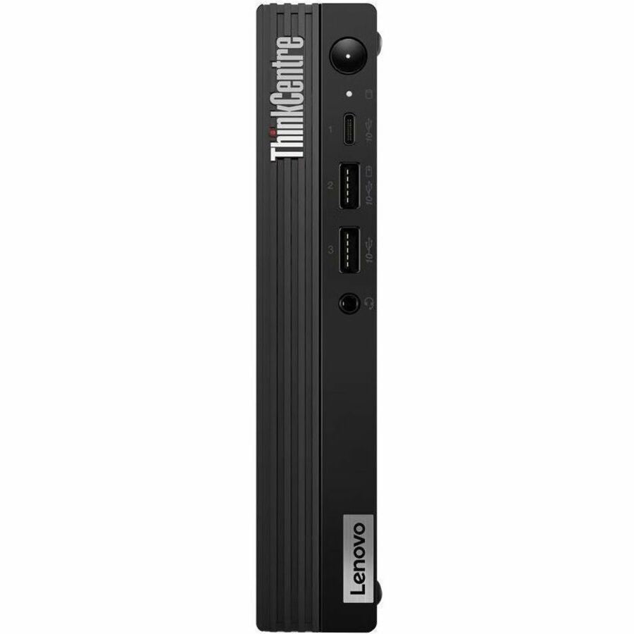 Ordinateur de bureau Lenovo ThinkCentre M90q Gen 3 11U50069US - Intel Core i5 12e génération i5-12500 Hexa-core (6 cœurs) 3 GHz - 16 Go de RAM DDR5 SDRAM - 256 Go M.2 PCI Express NVMe 4.0 x4 SSD - Minuscule - Noir 11U50069US