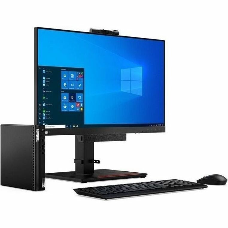 Ordinateur de bureau Lenovo ThinkCentre M75q Gen 2 11JN0089US - AMD Ryzen 5 PRO 5650GE Hexa-core (6 cœurs) 3,40 GHz - 16 Go de RAM DDR4 SDRAM M.2 PCI Express NVMe SSD - Minuscule - Noir 11JN0089US