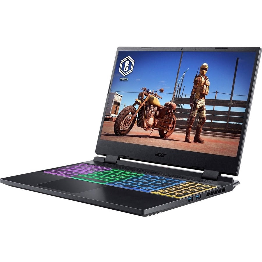 Ordinateur portable de jeu Acer Nitro 5 AN515-58 AN515-58-52E8 15,6" - Full HD - 1920 x 1080 - Intel Core i5 12e génération i5-12500H Dodeca-core (12 cœurs) 2,50 GHz - 8 Go de RAM totale - 512 Go SSD - Noir obsidienne NH.QLZAA.005