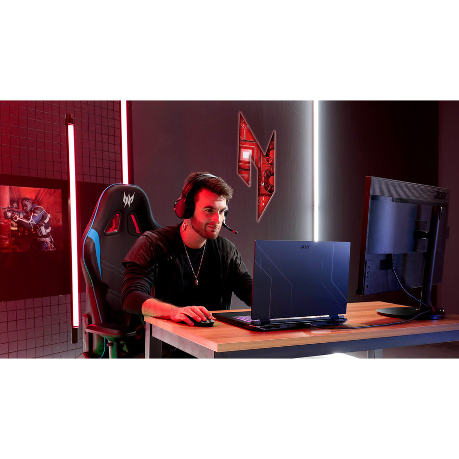 Ordinateur portable de jeu Acer Nitro 5 AN515-58 AN515-58-52E8 15,6" - Full HD - 1920 x 1080 - Intel Core i5 12e génération i5-12500H Dodeca-core (12 cœurs) 2,50 GHz - 8 Go de RAM totale - 512 Go SSD - Noir obsidienne NH.QLZAA.005