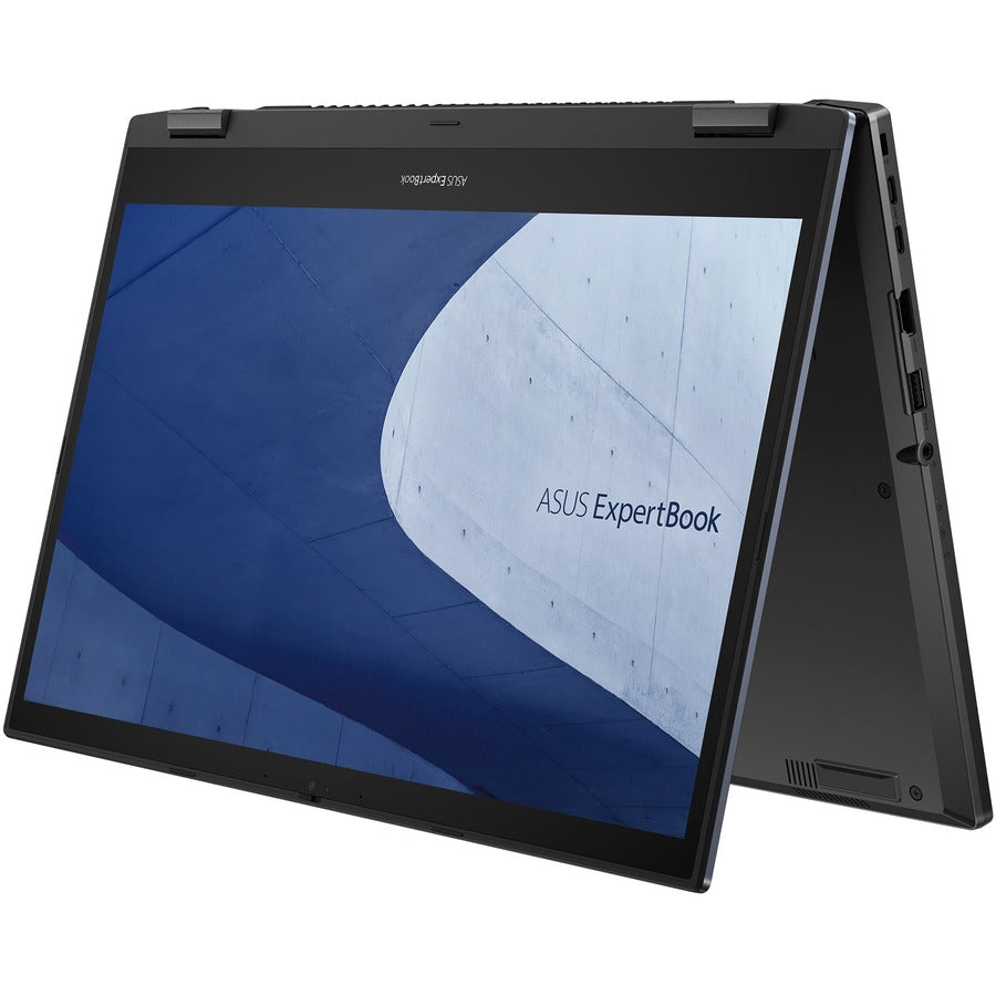 Asus ExpertBook B2 Flip B2502F B2502FBA-Q53P-CB 15.6" Touchscreen Convertible 2 in 1 Notebook - Full HD - 1920 x 1080 - Intel Core i5 12th Gen i5-1240P Dodeca-core (12 Core) 1.70 GHz - 16 GB Total RAM - 512 GB SSD - Star Black B2502FBA-Q53P-CB