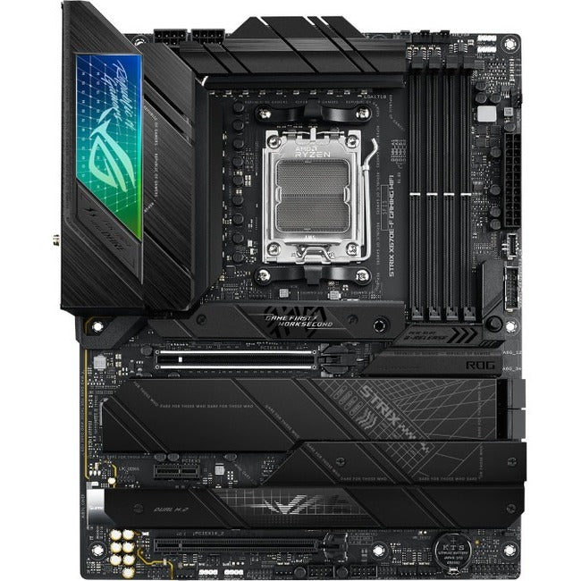 Carte mère de bureau de jeu Asus ROG Strix X670E-F GAMING WIFI - Chipset AMD X670 - Socket AM5 - ATX ROGSTRIXX670E-FGAMINGWIFI