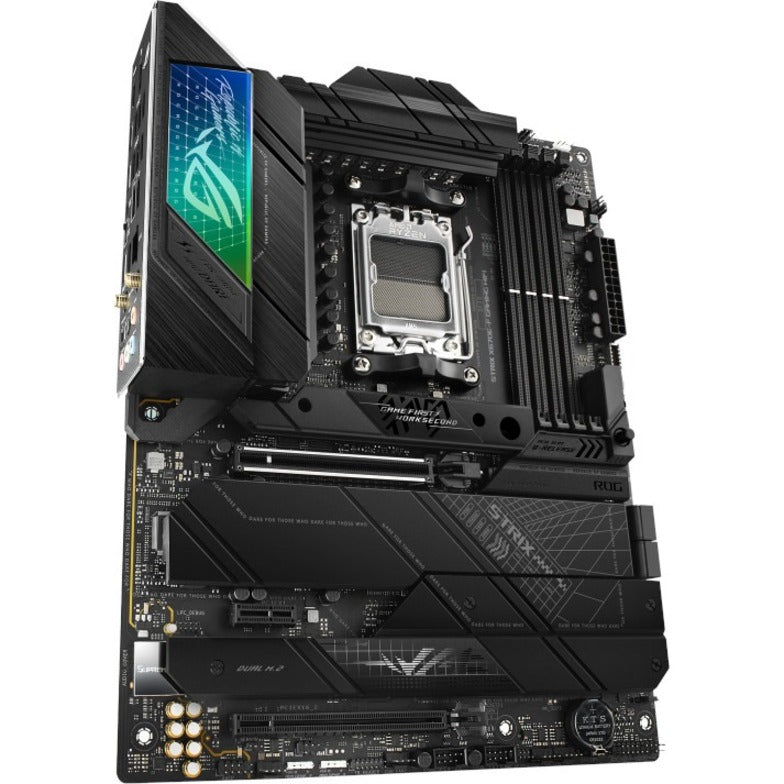 Asus ROG Strix X670E-F GAMING WIFI Gaming Desktop Motherboard - AMD X670 Chipset - Socket AM5 - ATX ROGSTRIXX670E-FGAMINGWIFI