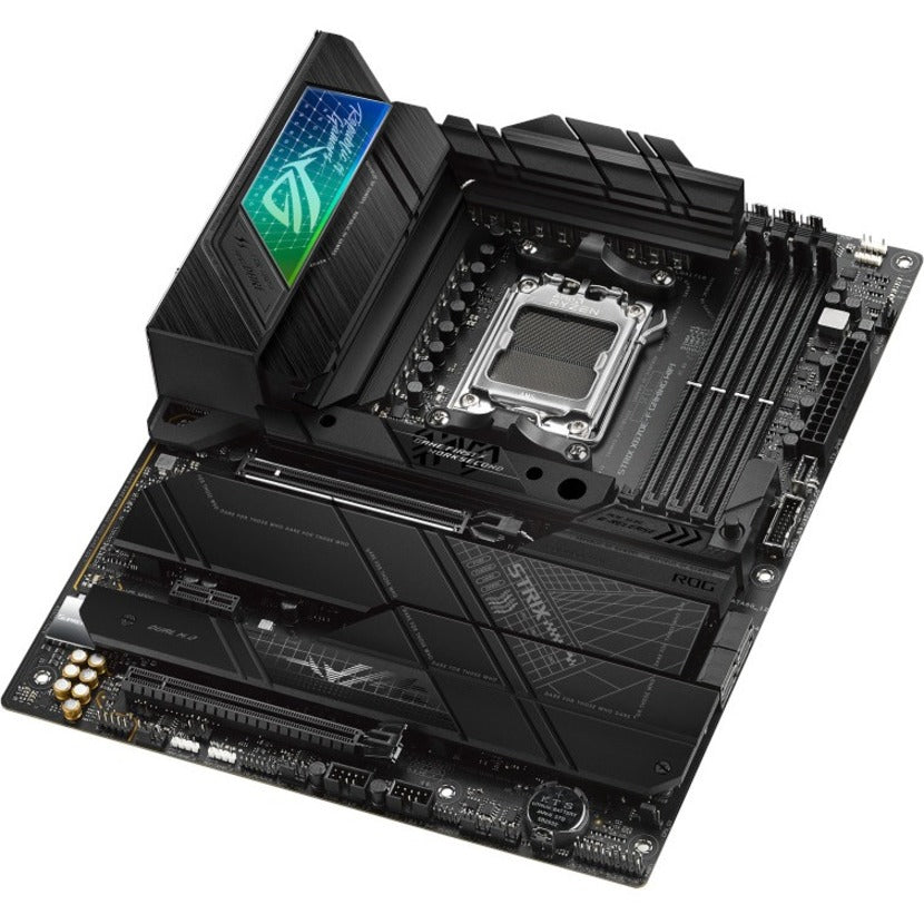 Asus ROG Strix X670E-F GAMING WIFI Gaming Desktop Motherboard - AMD X670 Chipset - Socket AM5 - ATX ROGSTRIXX670E-FGAMINGWIFI