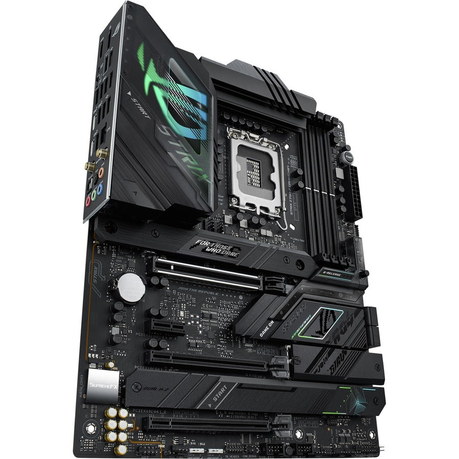 Asus ROG Strix STRIX Z790-F Gaming WIFI Gaming Desktop Motherboard - Intel Z790 Chipset - Socket LGA-1700 - ATX ROGSTRIXZ790-FGAMINGWIFI