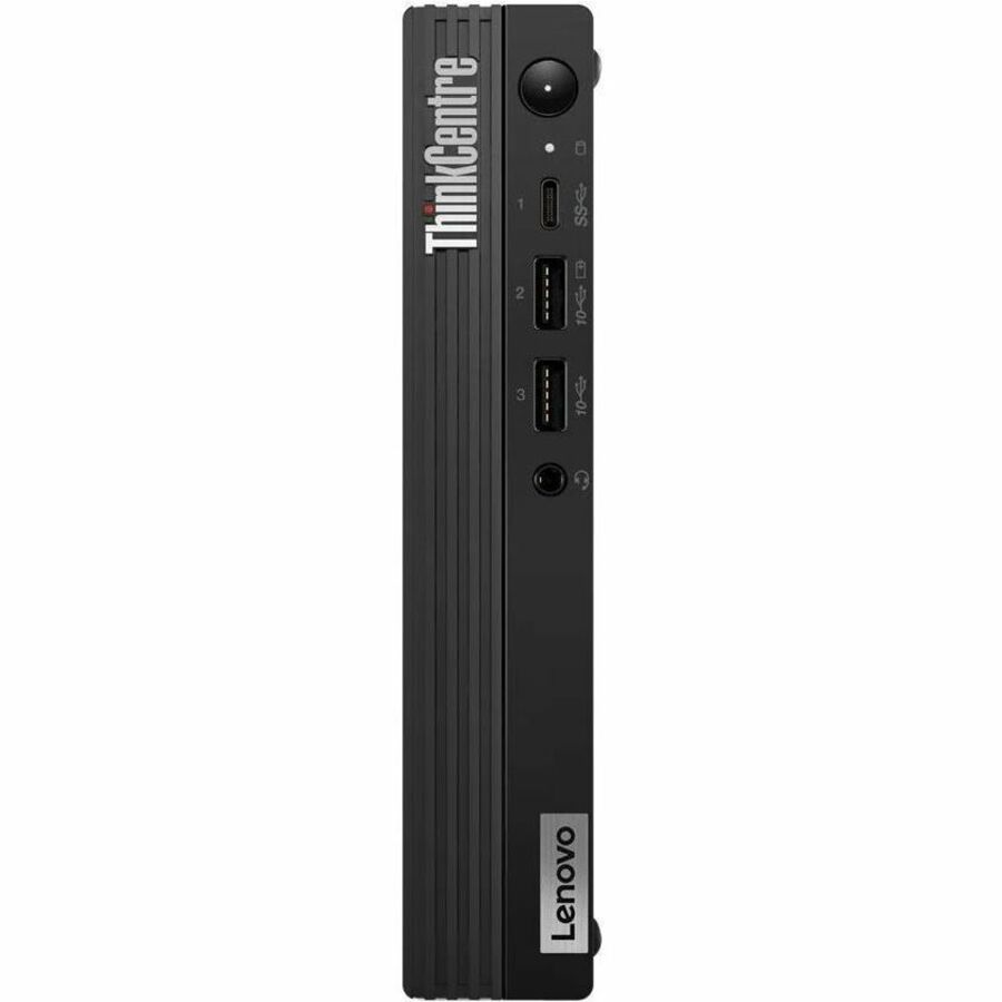 Lenovo ThinkCentre M70q Gen 4 12E30001US Desktop Computer - Core i5 13th Gen i5-13400T Deca-core (10 Core) 1.30 GHz - 16 GB RAM DDR4 SDRAM - 256 GB PCI Express NVMe 4.0 x4 SSD - Tiny - Black 12E30001US