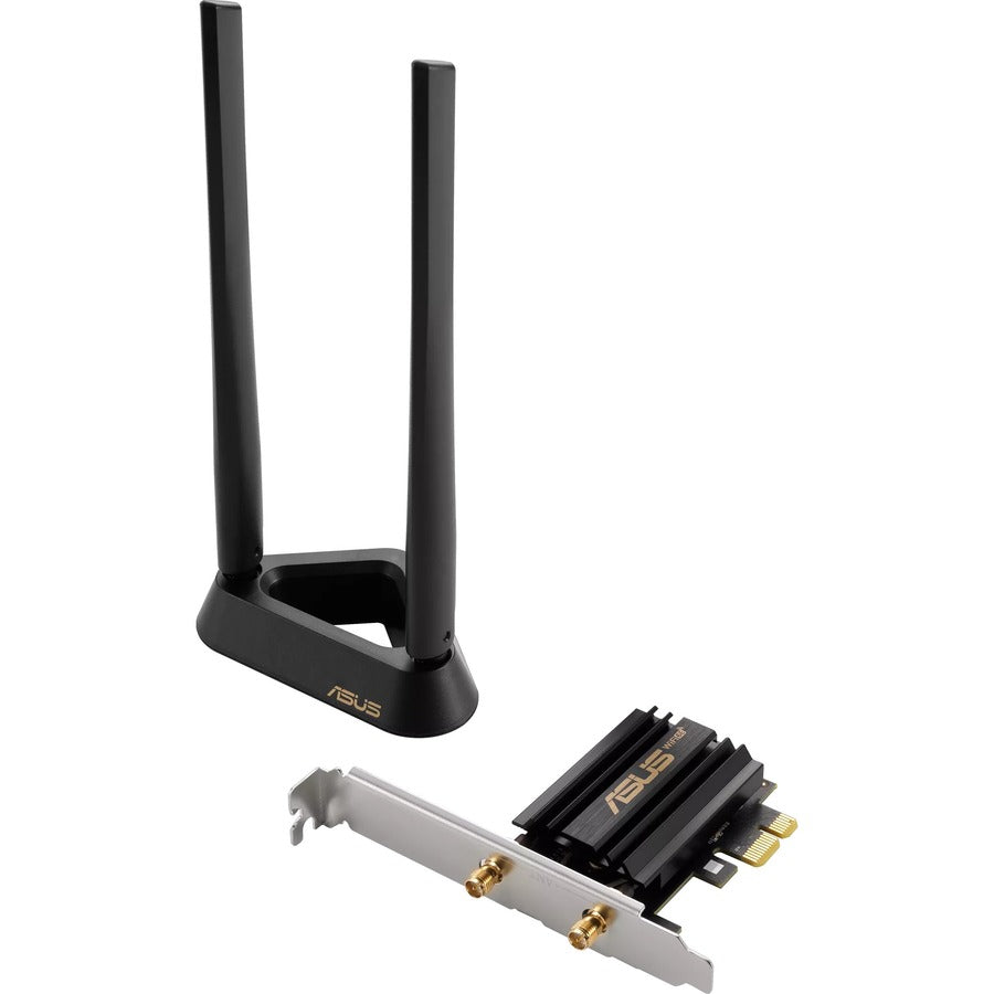 Asus PCE-AXE58BT IEEE 802.11ax Bluetooth 5.2 Tri Band Wi-Fi/Bluetooth Combo Adapter for Computer PCE-AXE58BT