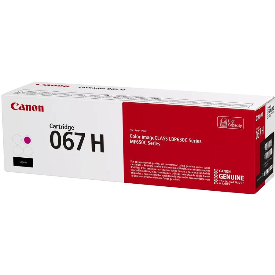 Canon 067 Original High Yield Laser Toner Cartridge - Magenta - 1 Pack 5104C001
