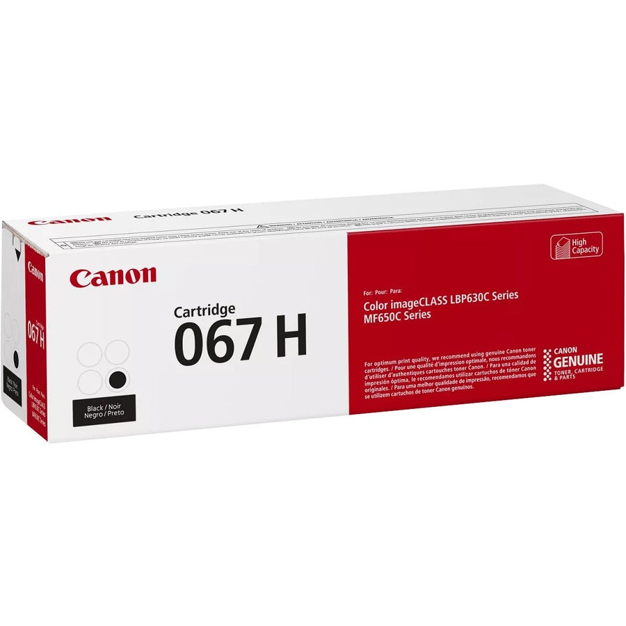 Canon 067 Original High Yield Laser Toner Cartridge - Black - 1 Pack 5106C001