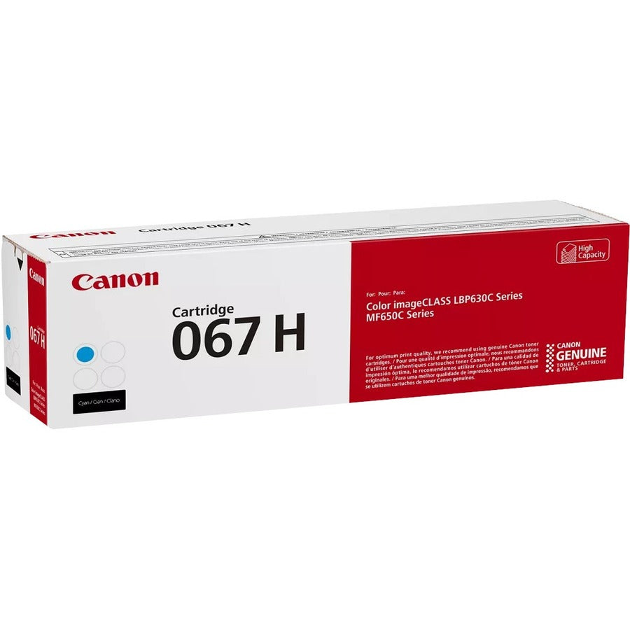 Canon 067 Original High Yield Laser Toner Cartridge - Cyan - 1 Pack 5105C001