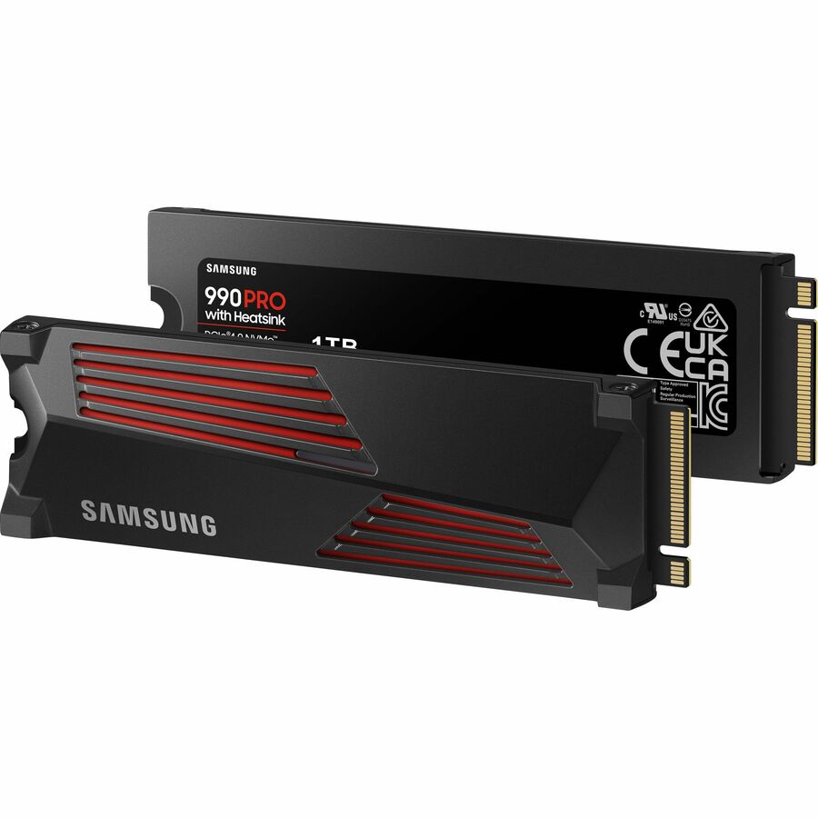 Samsung 990 PRO 1 TB Solid State Drive - M.2 2280 Internal - PCI Express NVMe (PCI Express NVMe 4.0 x4) MZ-V9P1T0CW