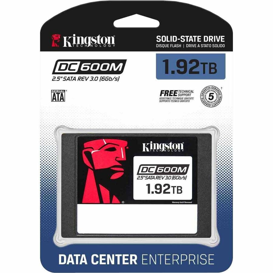 Disque SSD Kingston DC600M 1,88 To - 2,5" Interne - SATA - Usage Mixte SEDC600M/1920G