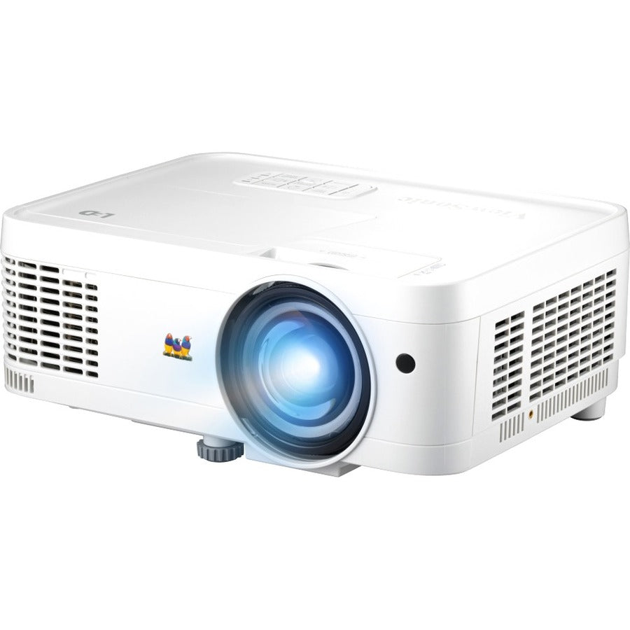 ViewSonic LS560WH Short Throw DLP Projector - 16:10 - Ceiling Mountable, Wall Mountable, Floor Mountable - White LS560WH