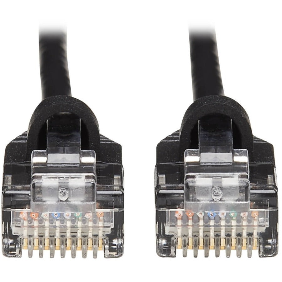 Tripp Lite Cat6a 10G Snagless Molded Slim UTP Network Patch Cable (M/M), Black, 20 ft. N261-S20-BK