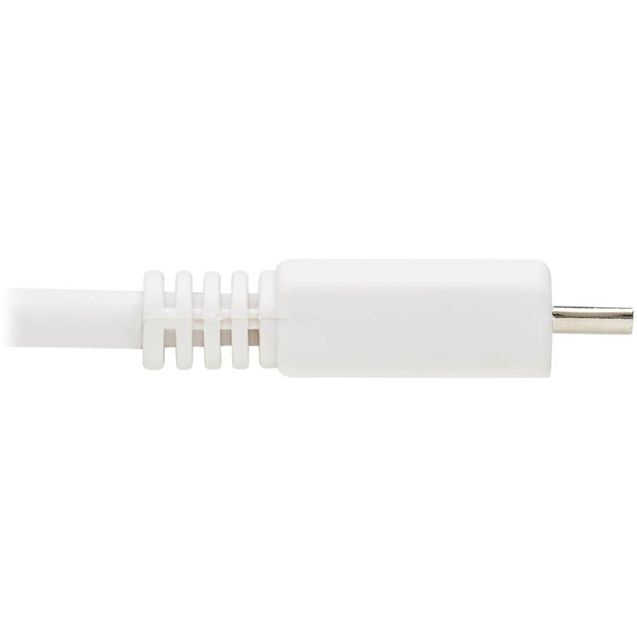 Tripp Lite Safe-IT USB-A to USB Micro-B Antibacterial Cable (M/M), USB 2.0, White, 3 ft. U050AB-003-WH