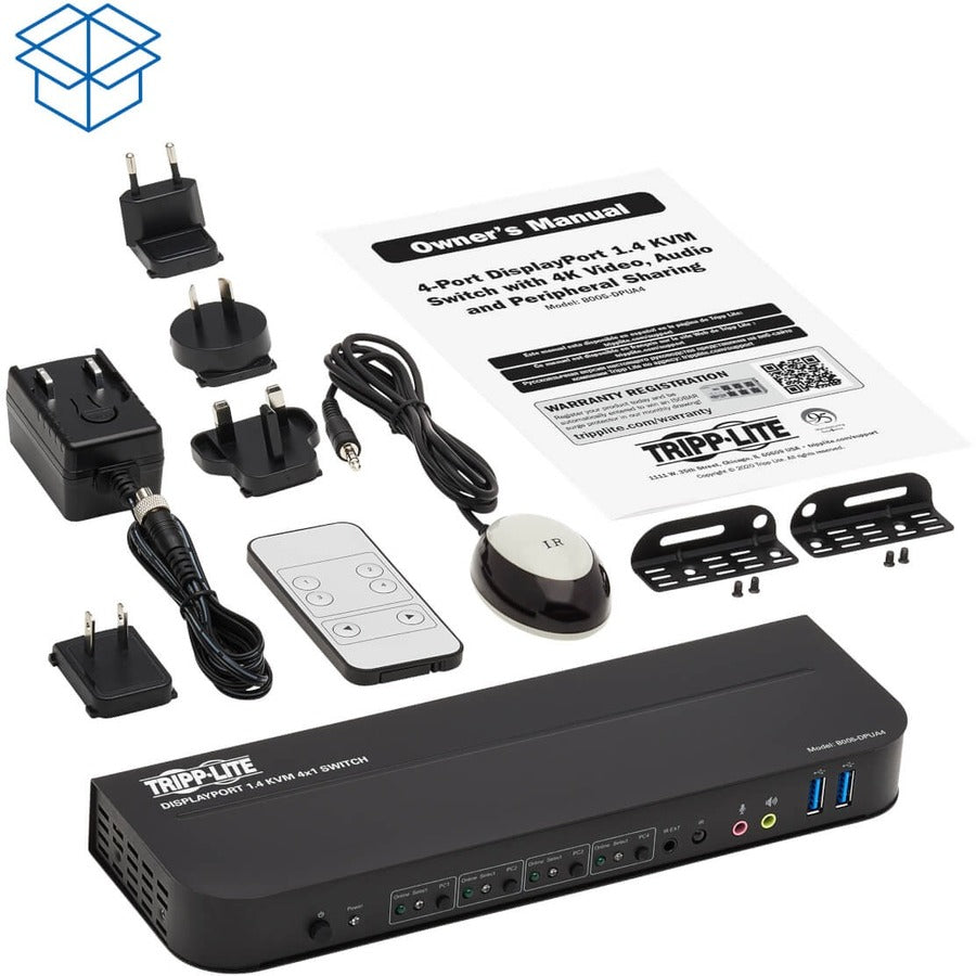 Tripp Lite B005-DPUA4 Commutateur KVM DisplayPort/USB 4 ports B005-DPUA4