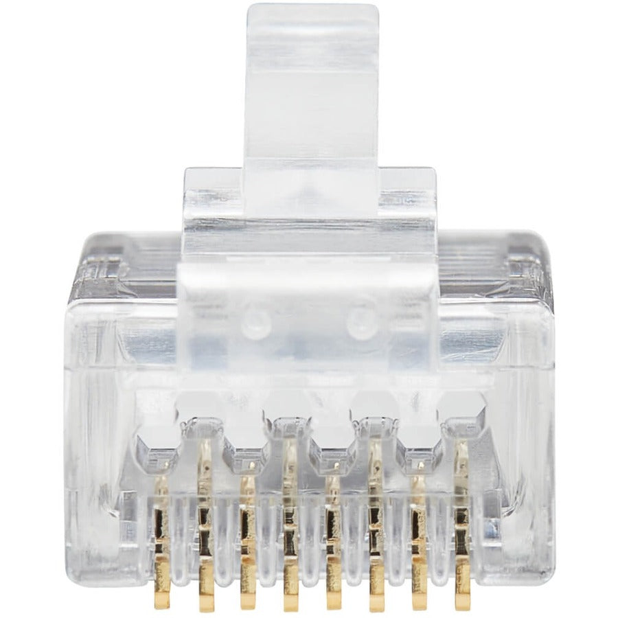 Tripp Lite Cat6 RJ45 Pass-Through UTP Modular Plug, 50 Pack N232-050-UTP