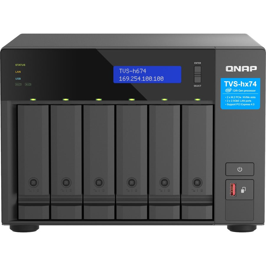 QNAP TVS-h674-i5-32G SAN/NAS Storage System TVS-H674-I5-32G-US