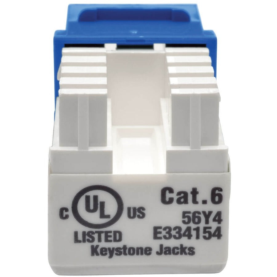 Tripp Lite Cat. 6/Cat. 5e 110 Punch Down Keystone Jack N238-001-BL