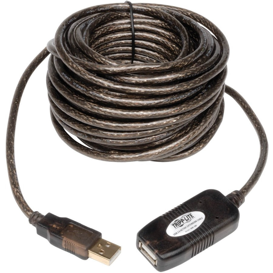 Tripp Lite 10-meter ( 3.28 ft. ) USB2.0 A/A Hi-Speed Active Extension / Repeater Cable U026-10M