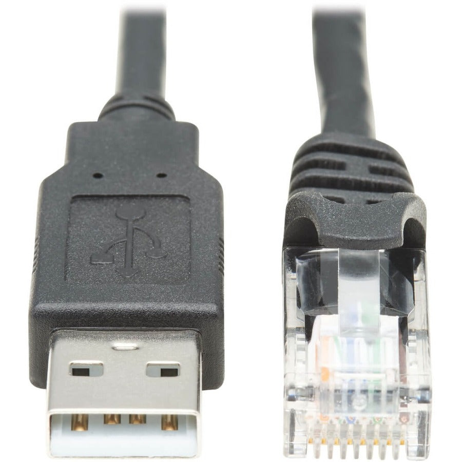 Tripp Lite U009-006-RJ45-X USB to RJ45 Rollover Console Cable (M/M), Black, 6 ft. U009-006-RJ45-X