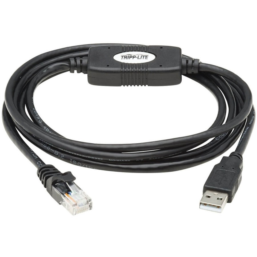 Tripp Lite U009-006-RJ45-X USB to RJ45 Rollover Console Cable (M/M), Black, 6 ft. U009-006-RJ45-X