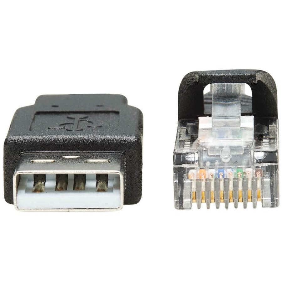 Tripp Lite U009-006-RJ45-X Câble de console USB vers RJ45 (M/M), noir, 6 pieds U009-006-RJ45-X