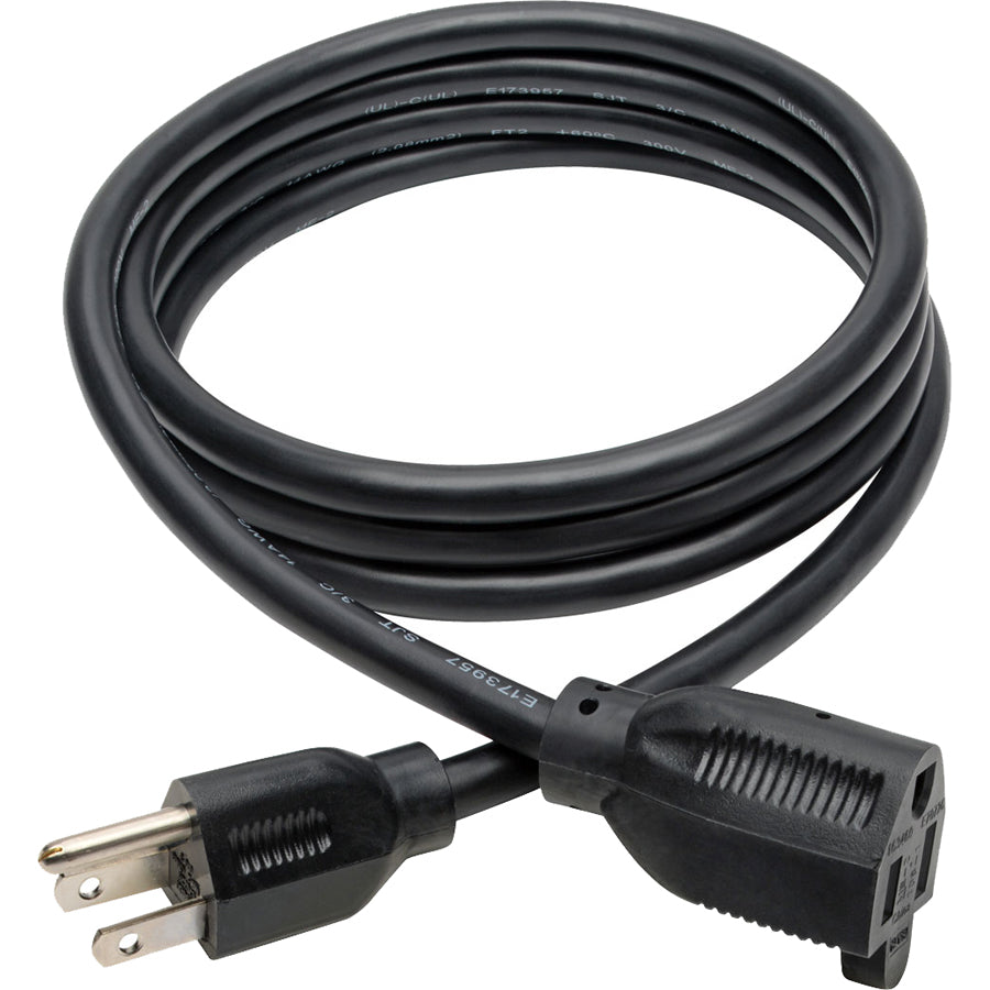 Tripp Lite 6ft Power Cord Extension Cable 5-15P to 5-15R Heavy Duty 15A 14AWG 6' P024-006