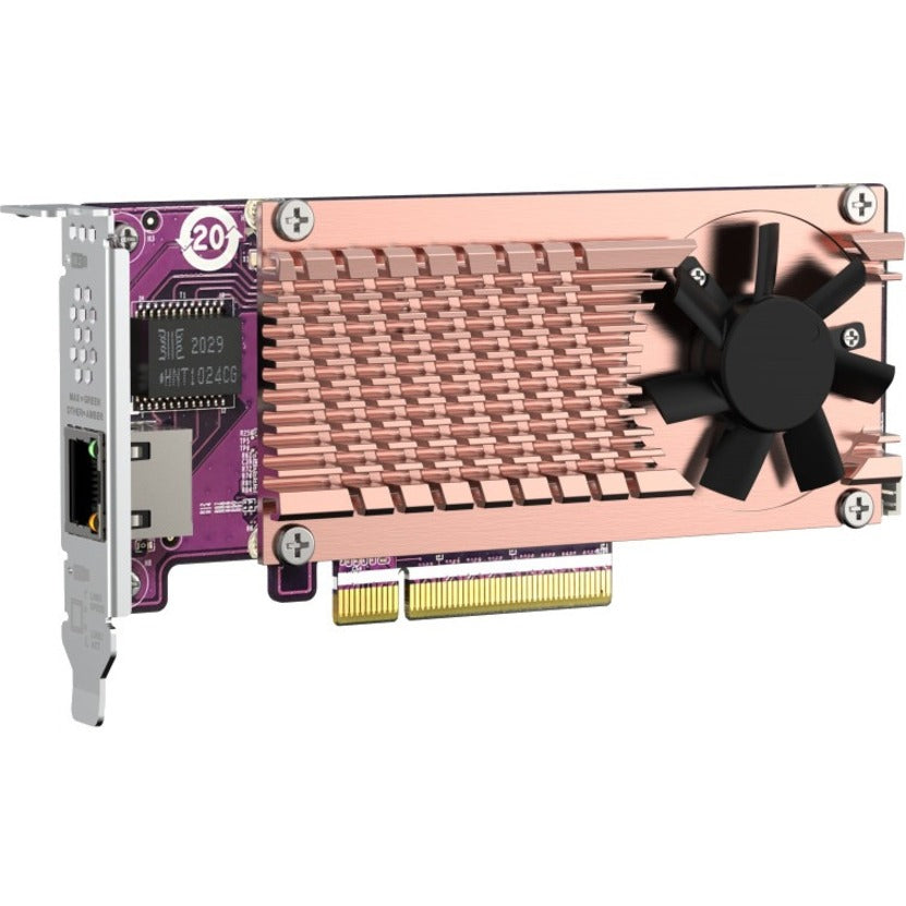 QNAP Dual M.2 2280 PCIe NVMe SSD & Single-port 10GbE Expansion Card QM2-2P10G1TB