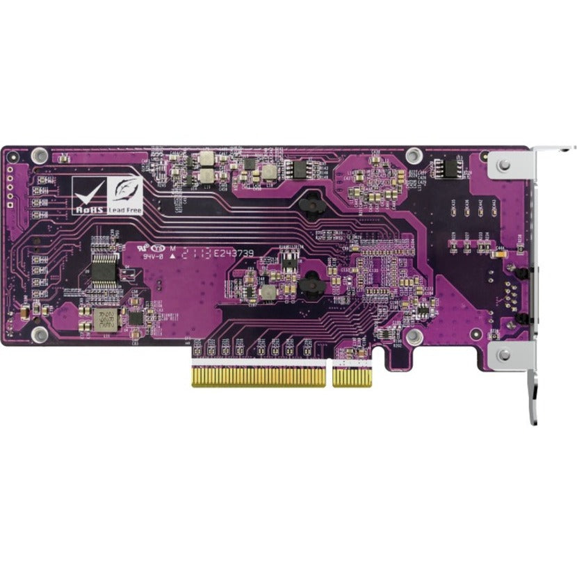 QNAP Dual M.2 2280 PCIe NVMe SSD et carte d'extension 10GbE à port unique QM2-2P10G1TB