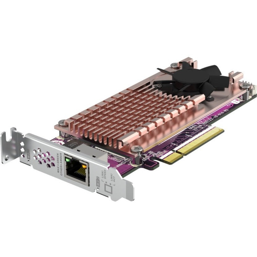 QNAP Dual M.2 2280 PCIe NVMe SSD et carte d'extension 10GbE à port unique QM2-2P10G1TB