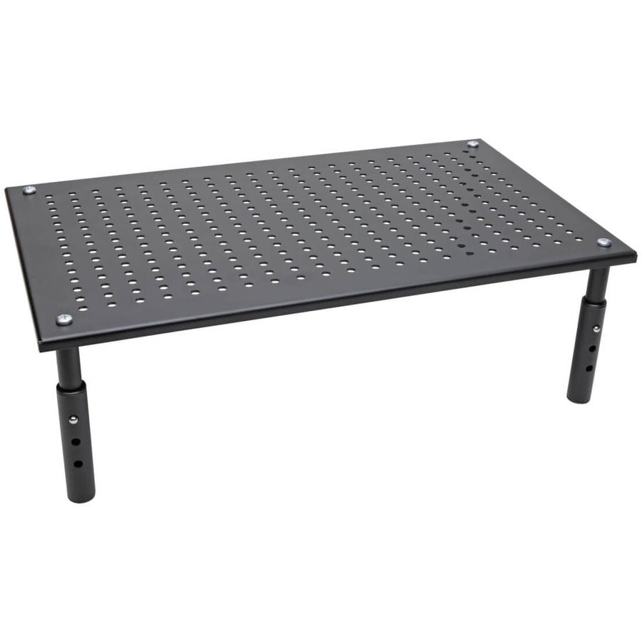 Tripp Lite Monitor Riser for Desk, 18 x 11 in. - Height Adjustable, Metal, Black MR1812M