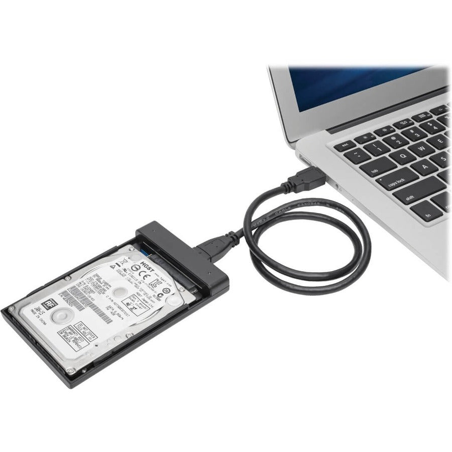 Boîtier de disque Tripp Lite U357-025-UASP - Interface hôte USB 3.0 externe - Noir U357-025-UASP