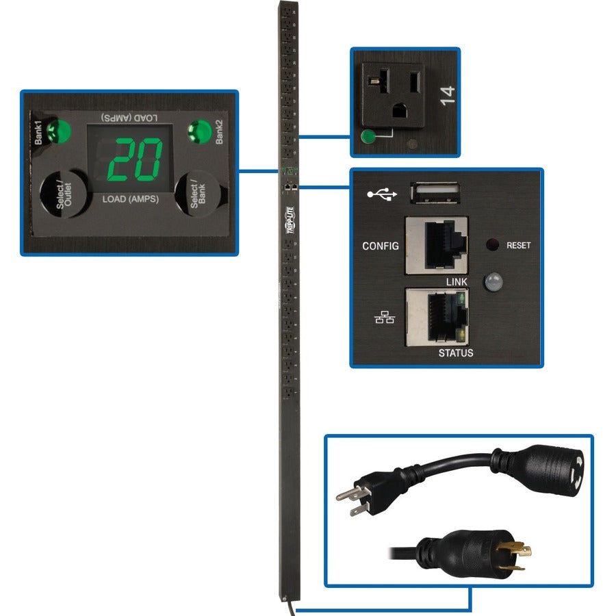 Tripp Lite PDUMVR20NETLX PDU 24 prises PDUMVR20NETLX