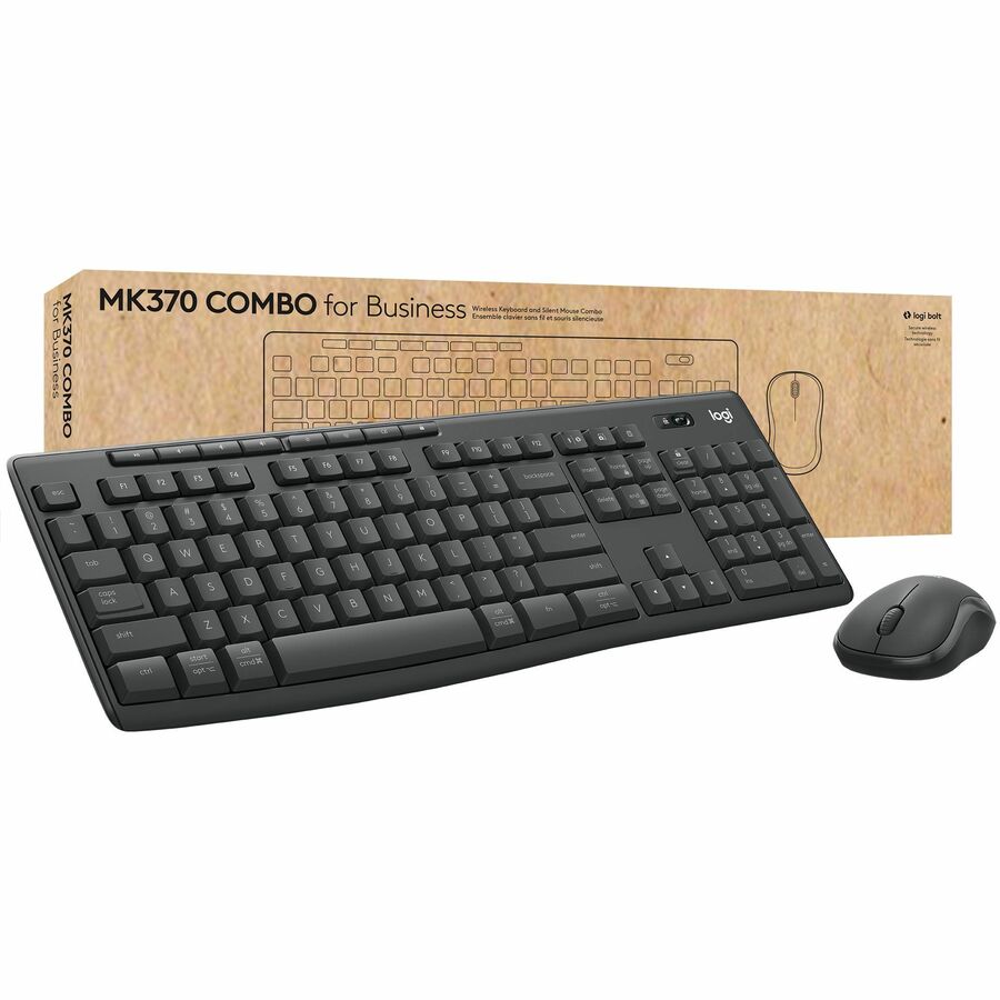 Logitech MK370 Combo pour clavier sans fil professionnel et souris silencieuse 920-011887