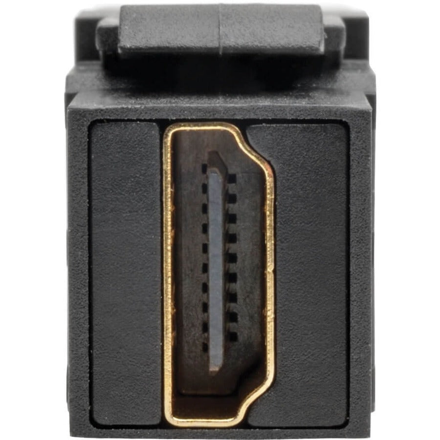 Tripp Lite HDMI Coupler Keystone Panel Mount Angled F/F Black P164-000-KPA-BK