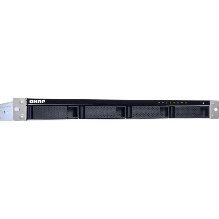 NAS QNAP à montage en rack courte profondeur avec processeur quadricœur et port SFP+ 10GbE TS-431XEU-2G-US