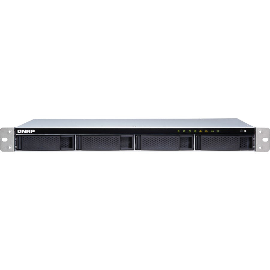 NAS QNAP à montage en rack courte profondeur avec processeur quadricœur et port SFP+ 10GbE TS-431XEU-2G-US