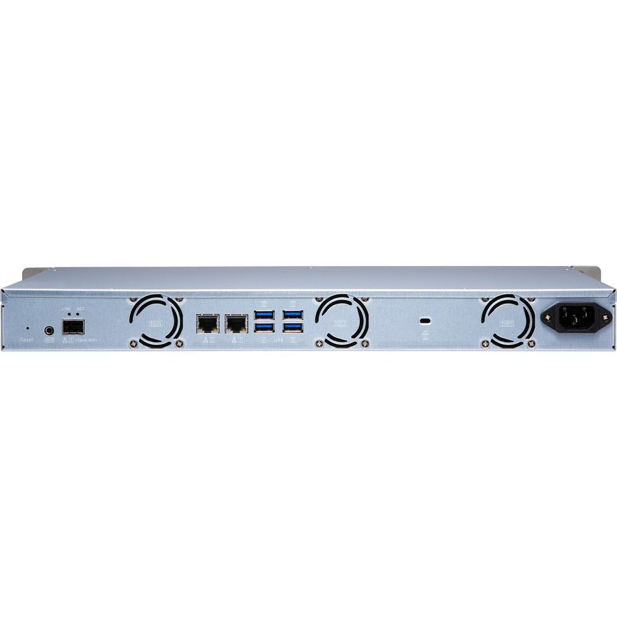 NAS QNAP à montage en rack courte profondeur avec processeur quadricœur et port SFP+ 10GbE TS-431XEU-2G-US