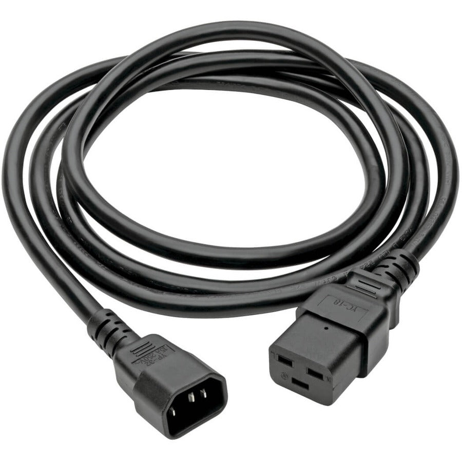 Tripp Lite 4ft Power Cord Extension Cable C19 to C14 Heavy Duty 15A 14AWG 4' P047-004