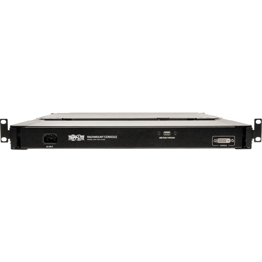 Tripp Lite 1U Rack-Mount Console with 19 in. LCD,1920 x 1080 (1080p), DVI or VGA Video, TAA B021-000-19-HD2