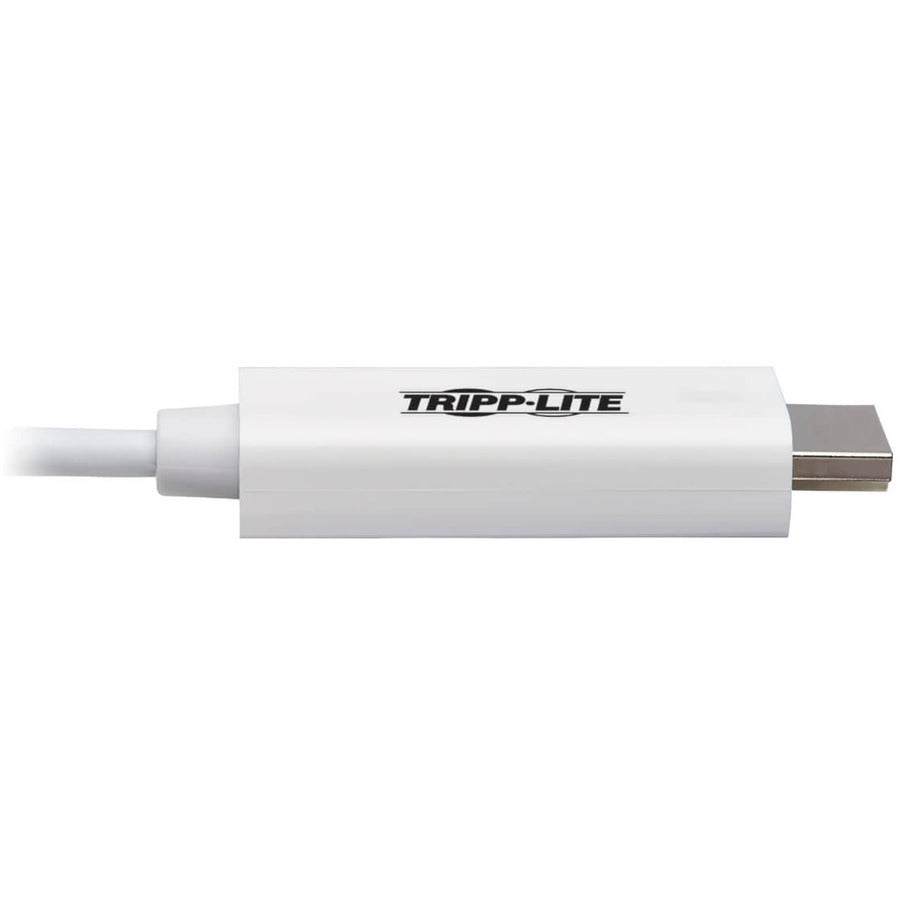 Tripp Lite U444-003-H4K6WE Adaptateur USB-C vers HDMI, M/M, Blanc, 3 pieds U444-003-H4K6WE