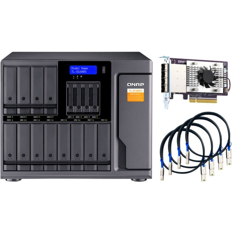 QNAP TL-D1600S Boîtier de disque SATA/600 - Tour d'interface hôte mini-SAS TL-D1600S-US