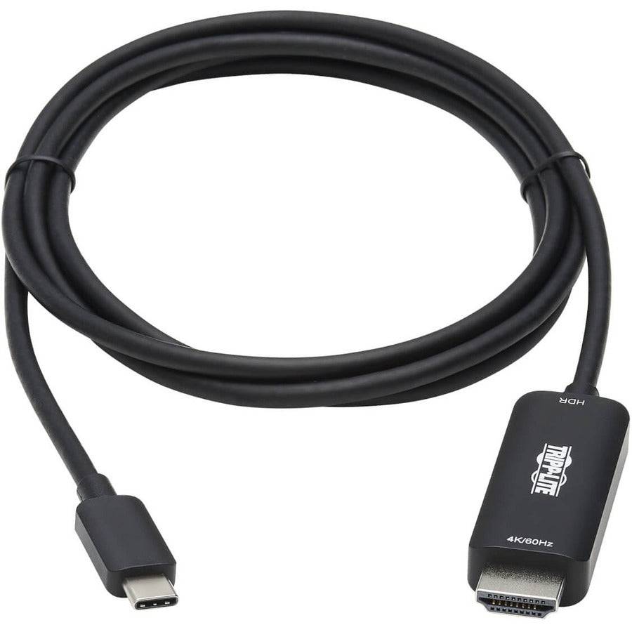 Tripp Lite U444-006-HDR2BE USB-C to HDMI Adapter Cable, M/M, Black, 6 ft. U444-006-HDR2BE