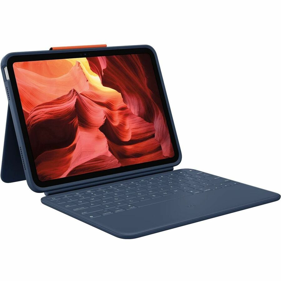 Logitech Rugged Combo 4 Étui robuste pour clavier/housse Apple iPad (10e génération) Tablette, stylet 920-011133